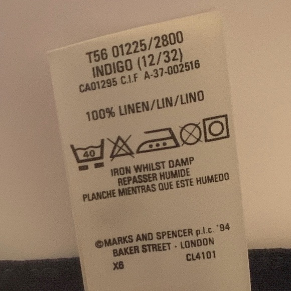 💖Lightweight100% Linen💖Midi Skirt With 2 Side Pockets - Picture 9 of 9